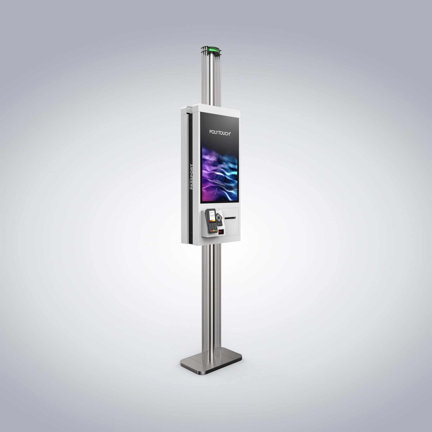 Dual self-ordering kiosk - POLYTOUCH® PASSPORT 27 Pyramid Computer