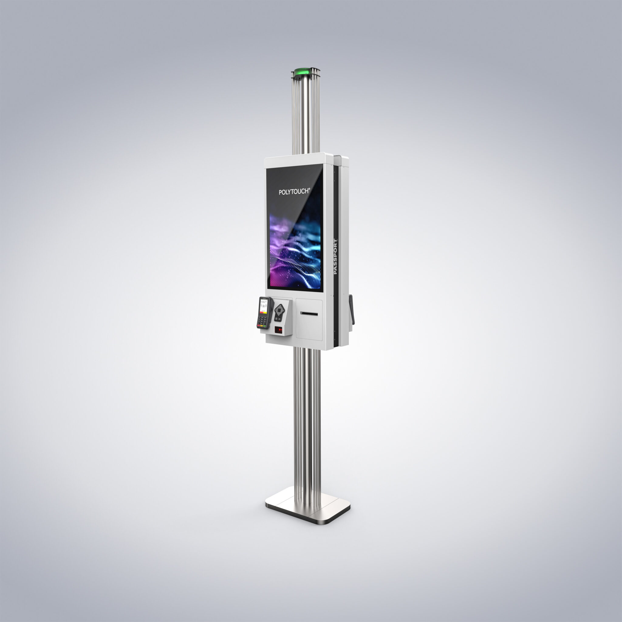 Dual self-ordering kiosk - POLYTOUCH® PASSPORT 27 Pyramid Computer