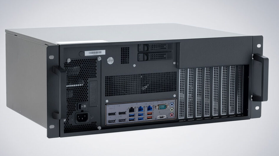 Industrial server with up to 4 dual-slot GPUs preview
