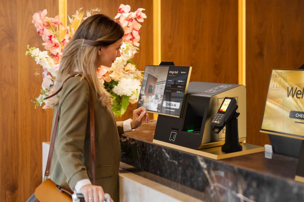 self-check-in kiosk for hotels