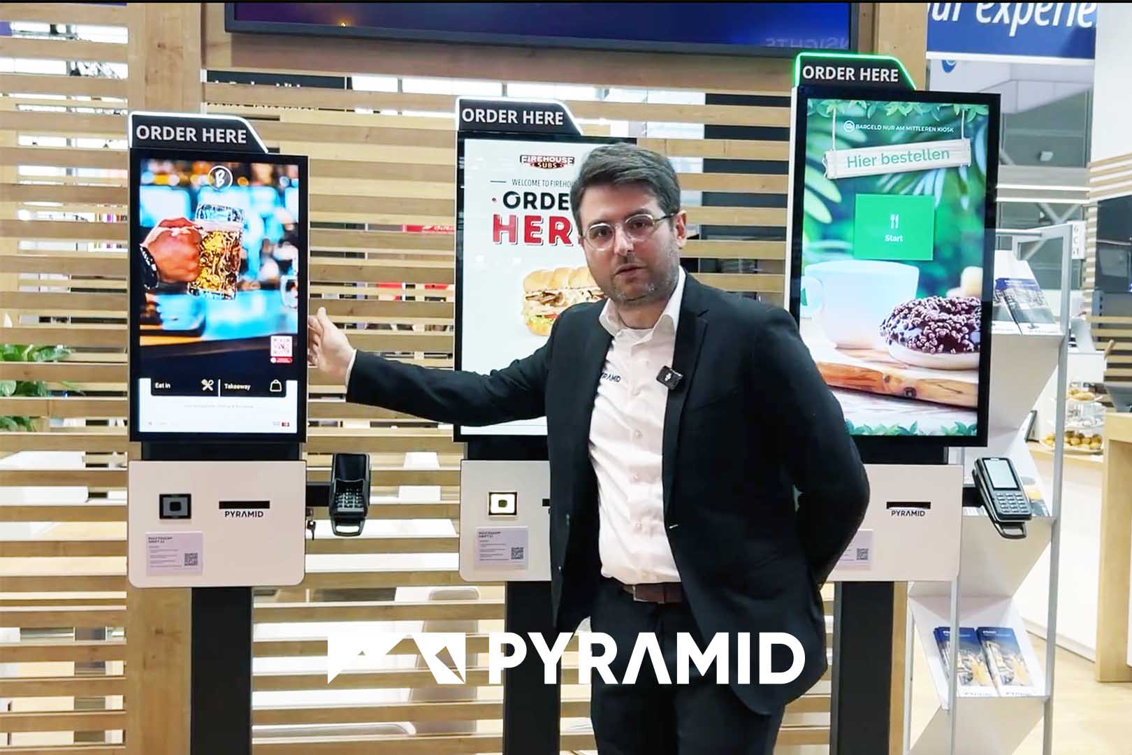 POLYTOUCH SWIFT Self-Ordering Kiosk for Digital Ordering Processes at POS