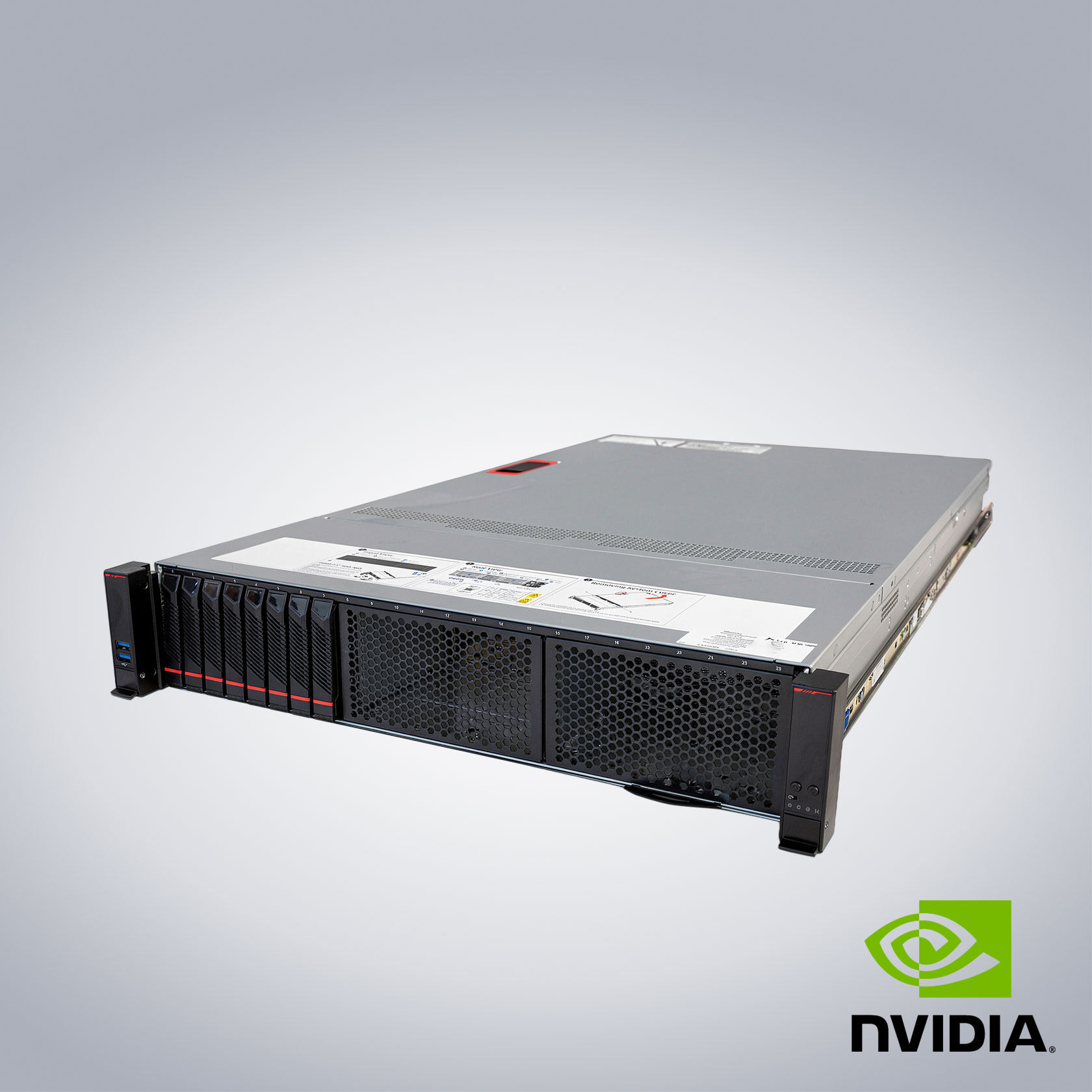2U GPU server with up to 2 Datacenter or RTX Blackwell GPUs