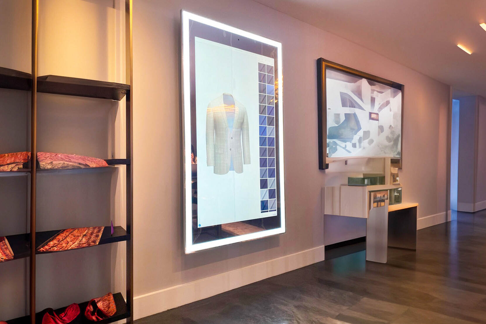 Interactive Smart Mirror for Fashion Stores