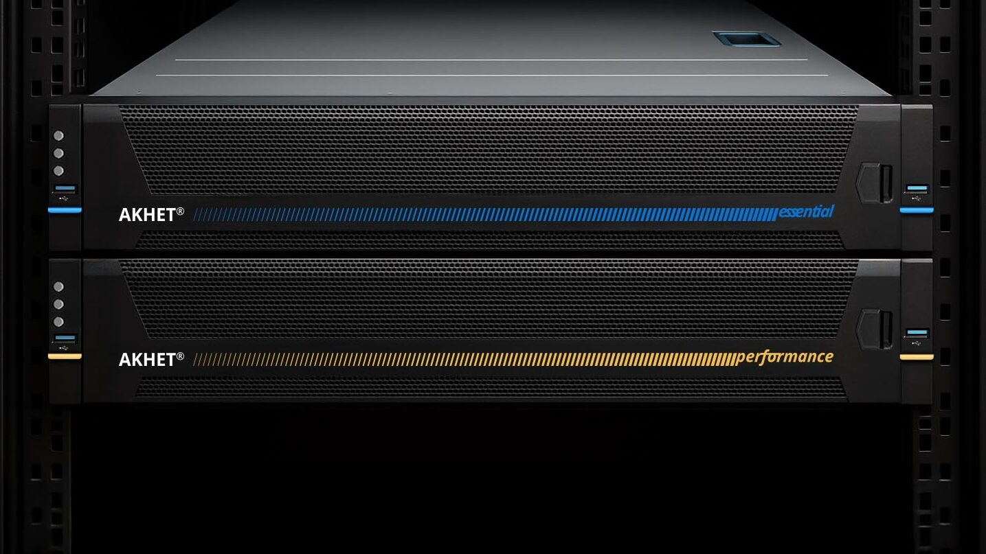 Computer ’s AKHET Essential and AKHET Performance server platformsComputer rack configuration for enterprise and HPC applications
