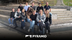 Apprentices from Pyramid Computer on a group outing to the Schauinsland near Freiburg