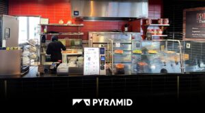 POLYTOUCH® Self-Service Kiosk in an airport restaurant in the U.S.