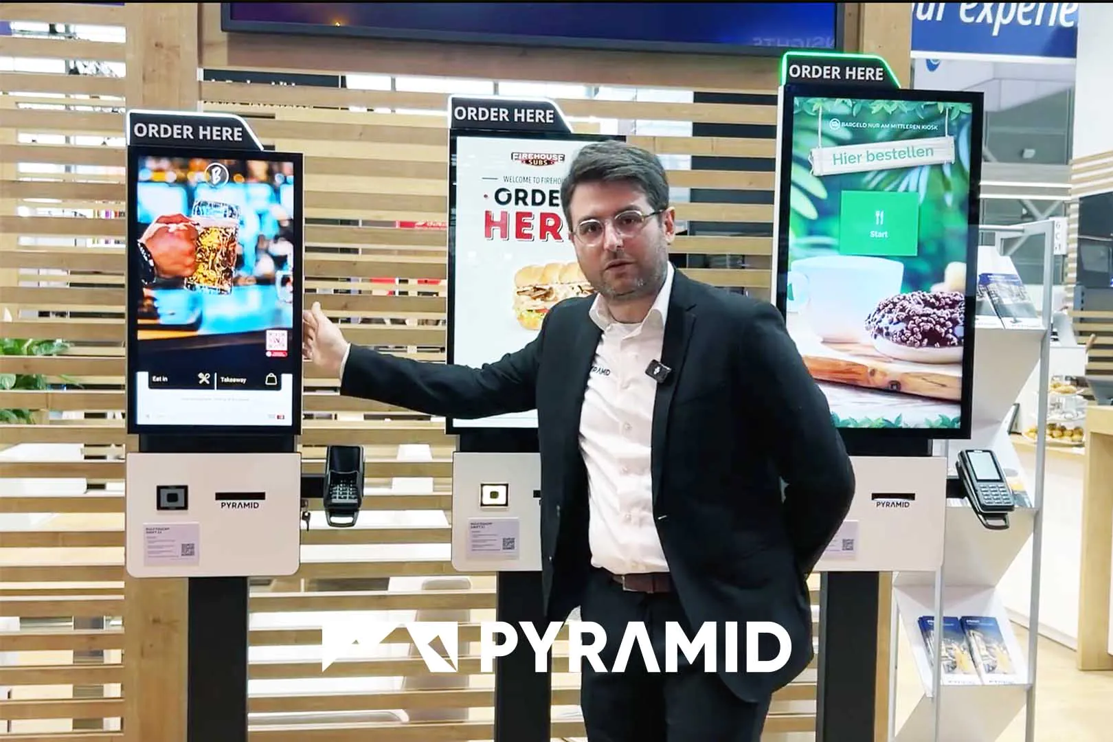 POLYTOUCH SWIFT Self-Ordering Kiosk for Digital Ordering Processes at POS